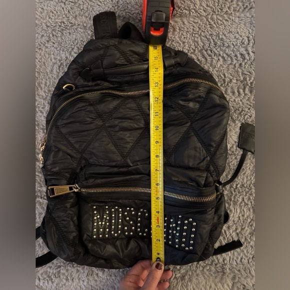 MOSCHINO Couture Black Quilted Nylon Backpack main image 7